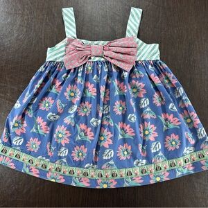 Matilda Jane Once Upon A Time Fairy Wand Tunic Floral Dress Sz 8